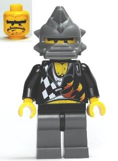 LEGO Minifigure-Backyard Blaster 2 (Bubba Blaster) - Spiked Helmet-World Racers-WR017-Creative Brick Builders